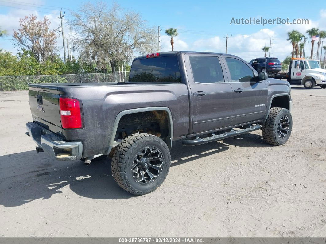 2016 Gmc Sierra 1500 Sle Gray vin: 3GTU2MEH1GG247132