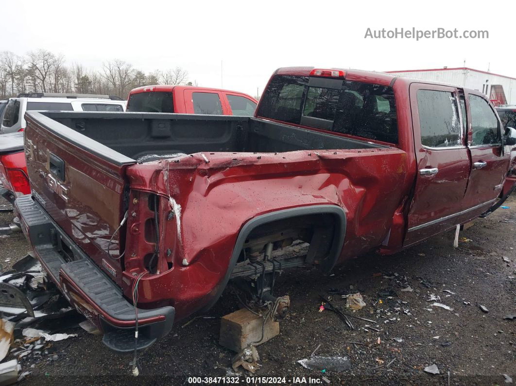 2016 Gmc Sierra 1500 Slt Burgundy vin: 3GTU2NEC1GG219146