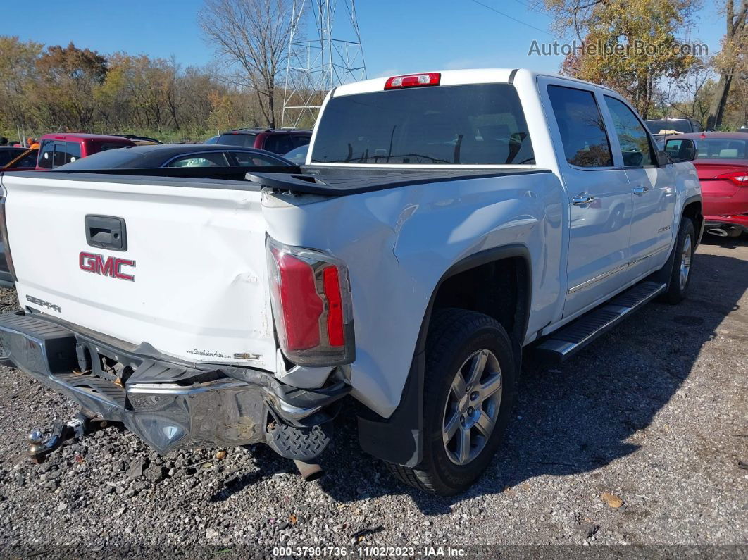 2016 Gmc Sierra 1500 Slt White vin: 3GTU2NEC1GG288936