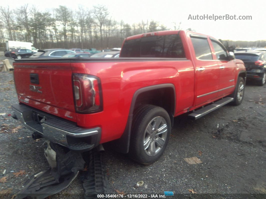 2016 Gmc Sierra 1500 Slt Red vin: 3GTU2NEC1GG305766