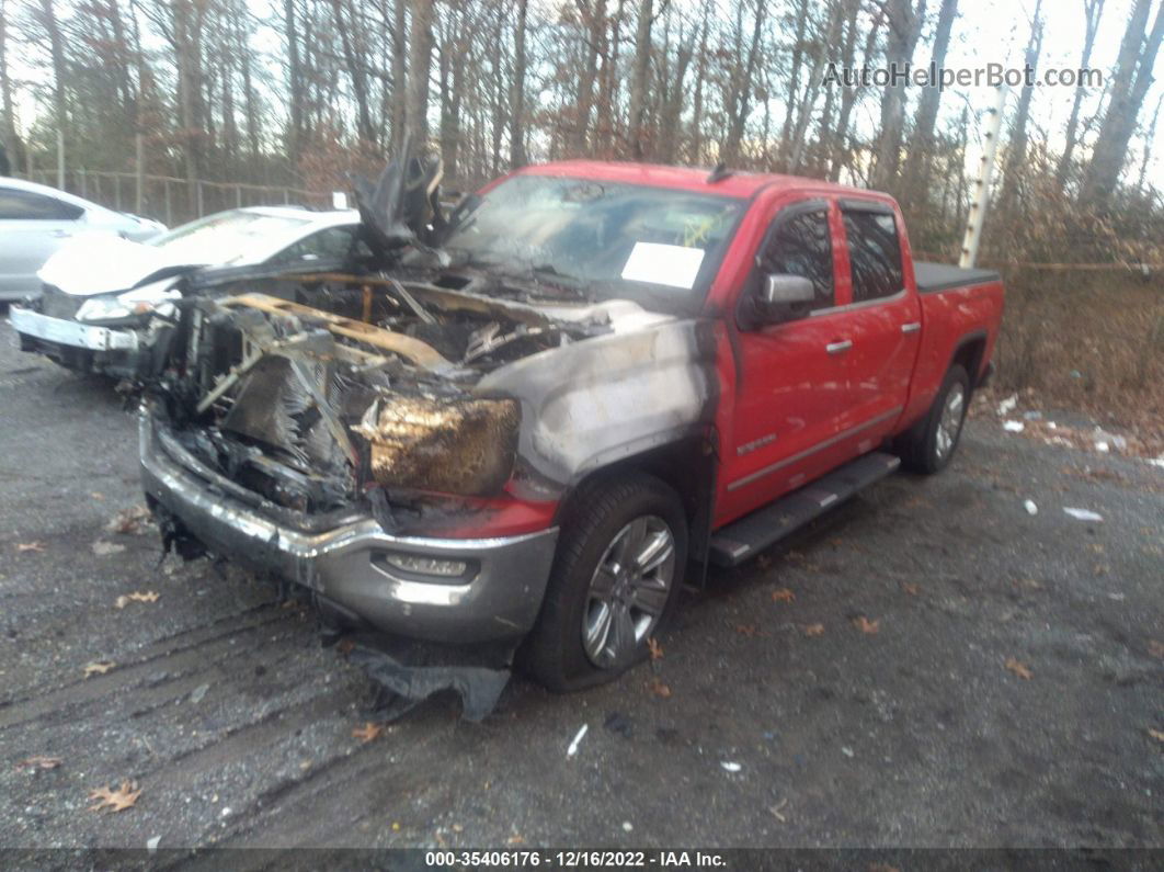 2016 Gmc Sierra 1500 Slt Red vin: 3GTU2NEC1GG305766