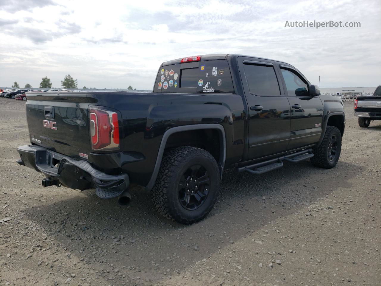 2016 Gmc Sierra K1500 Slt Black vin: 3GTU2NEC1GG339397