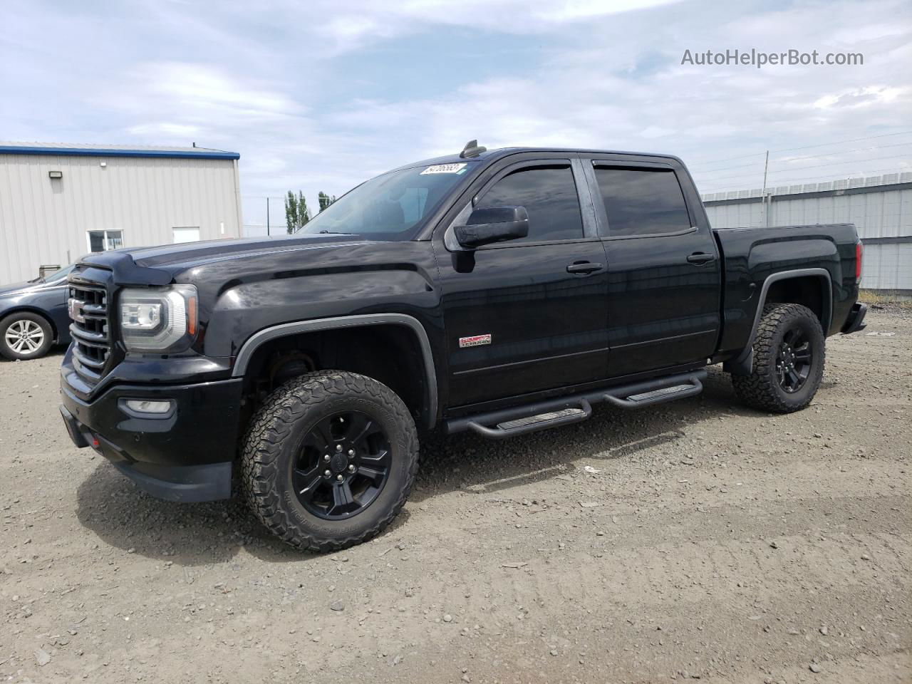 2016 Gmc Sierra K1500 Slt Black vin: 3GTU2NEC1GG339397