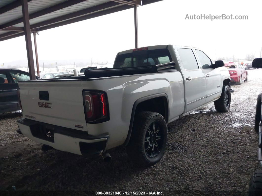 2016 Gmc Sierra 1500 Slt White vin: 3GTU2NEC2GG120741