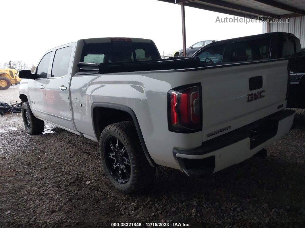 2016 Gmc Sierra 1500 Slt White vin: 3GTU2NEC2GG120741