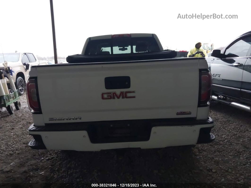 2016 Gmc Sierra 1500 Slt White vin: 3GTU2NEC2GG120741