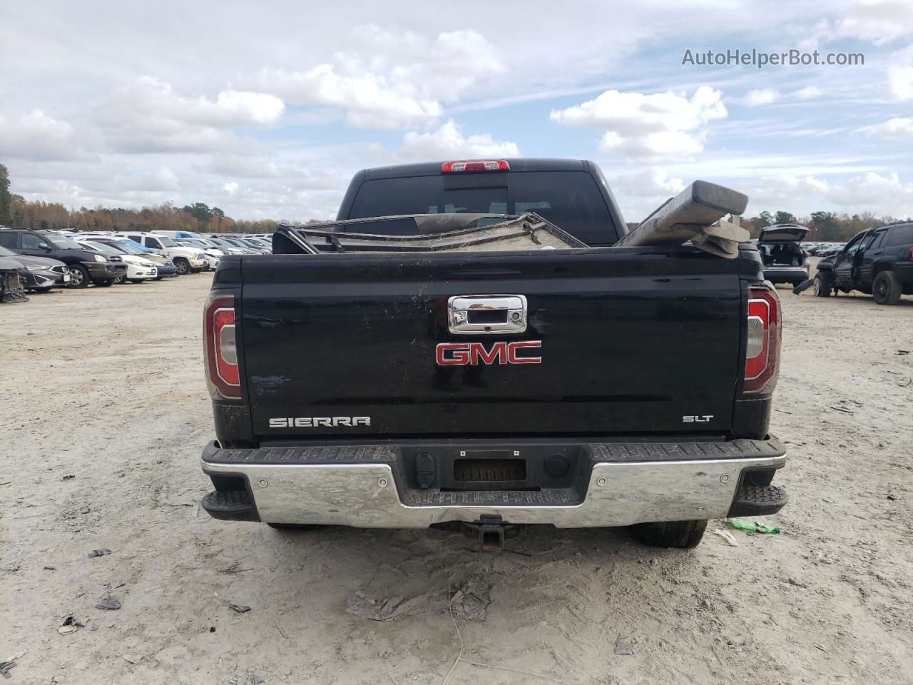 2016 Gmc Sierra K1500 Slt Black vin: 3GTU2NEC2GG129410