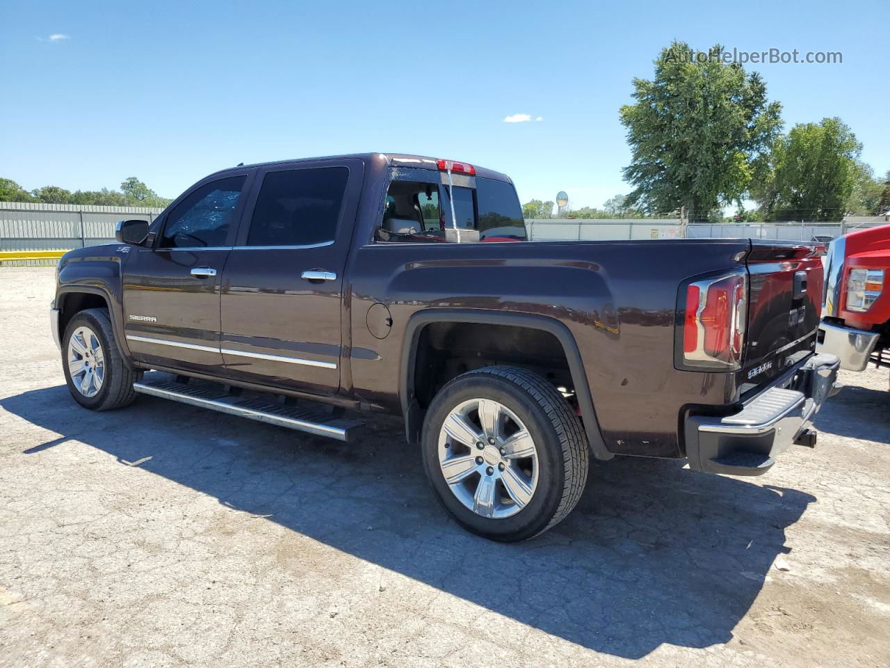 2016 Gmc Sierra K1500 Slt Brown vin: 3GTU2NEC2GG222329