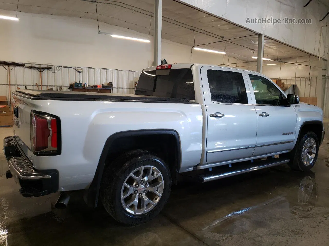 2016 Gmc Sierra K1500 Slt Silver vin: 3GTU2NEC2GG310538