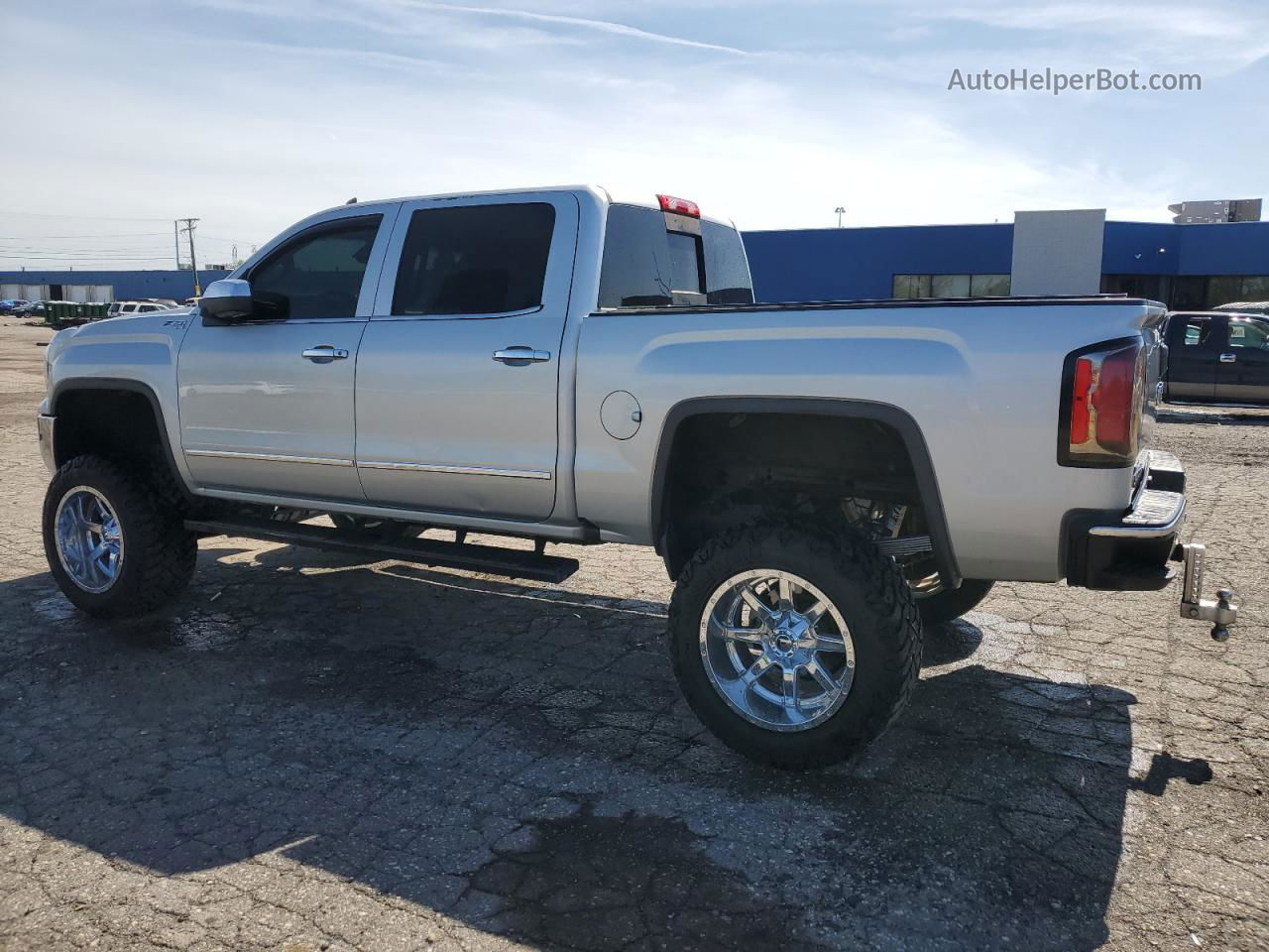 2016 Gmc Sierra K1500 Slt Серебряный vin: 3GTU2NEC3GG131957