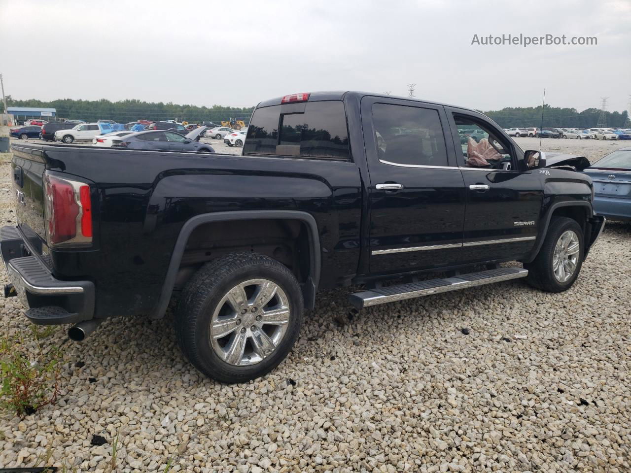 2016 Gmc Sierra K1500 Slt Черный vin: 3GTU2NEC3GG163047