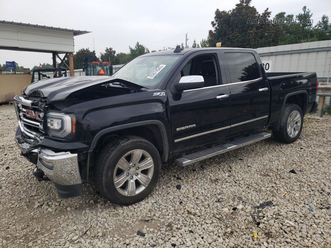 2016 Gmc Sierra K1500 Slt Black vin: 3GTU2NEC3GG163047