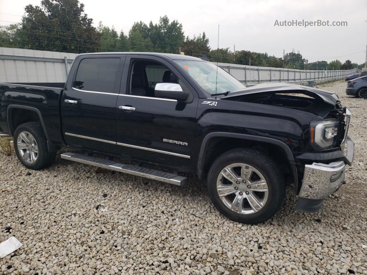 2016 Gmc Sierra K1500 Slt Черный vin: 3GTU2NEC3GG163047