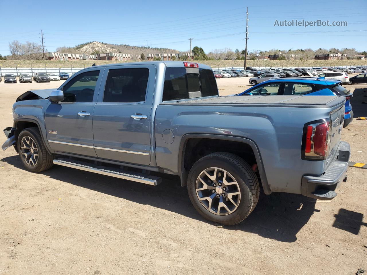 2016 Gmc Sierra K1500 Slt Бирюзовый vin: 3GTU2NEC3GG183945