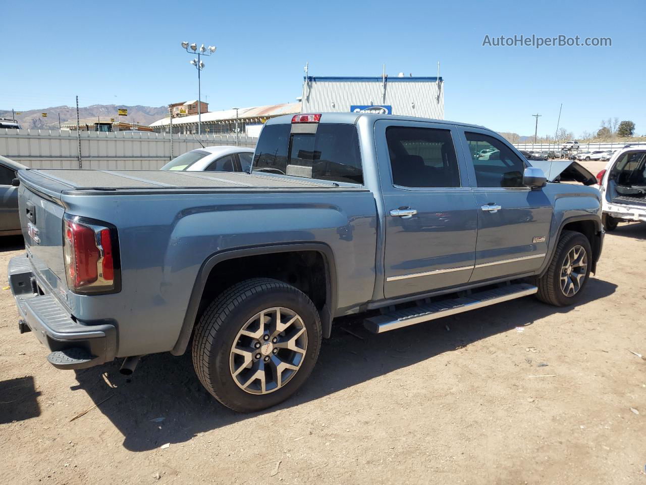 2016 Gmc Sierra K1500 Slt Бирюзовый vin: 3GTU2NEC3GG183945