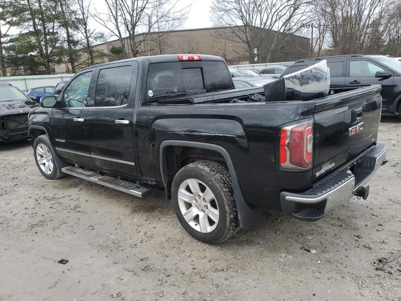 2016 Gmc Sierra K1500 Slt Black vin: 3GTU2NEC3GG204633