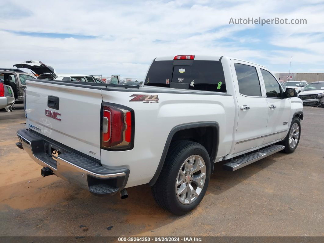 2016 Gmc Sierra 1500 Slt White vin: 3GTU2NEC3GG226163