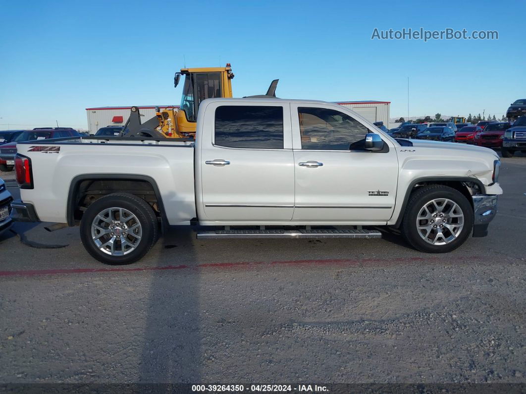 2016 Gmc Sierra 1500 Slt White vin: 3GTU2NEC3GG226163