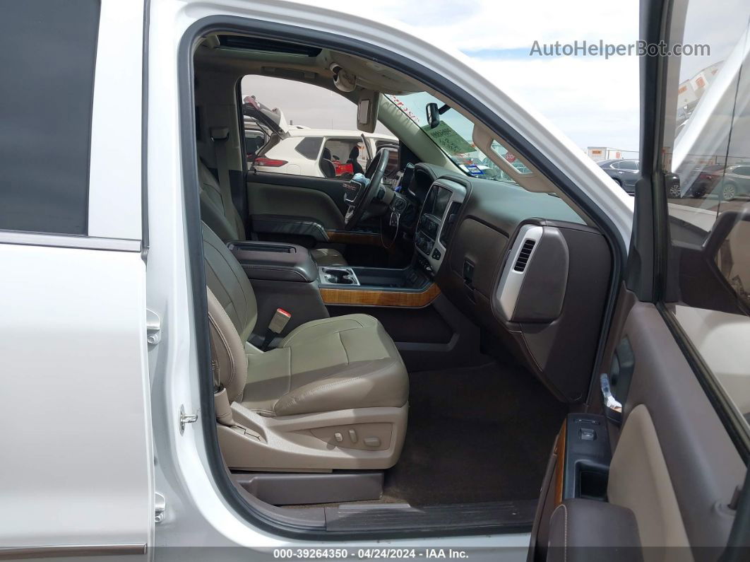 2016 Gmc Sierra 1500 Slt White vin: 3GTU2NEC3GG226163