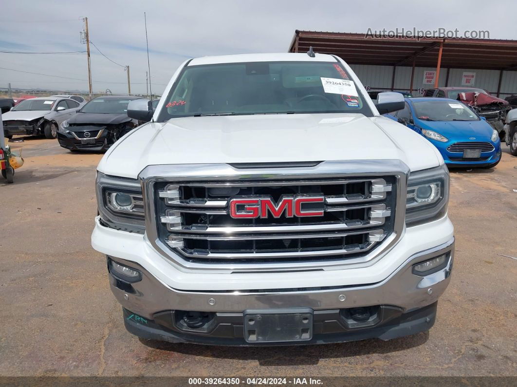 2016 Gmc Sierra 1500 Slt White vin: 3GTU2NEC3GG226163