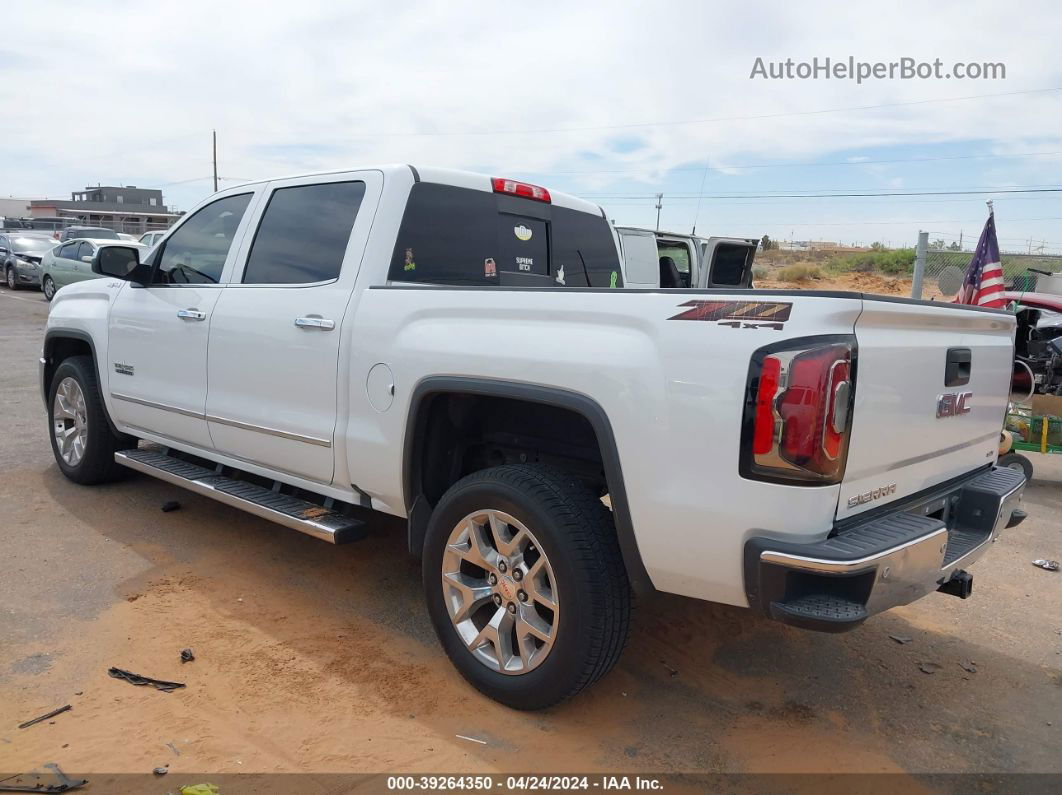 2016 Gmc Sierra 1500 Slt White vin: 3GTU2NEC3GG226163