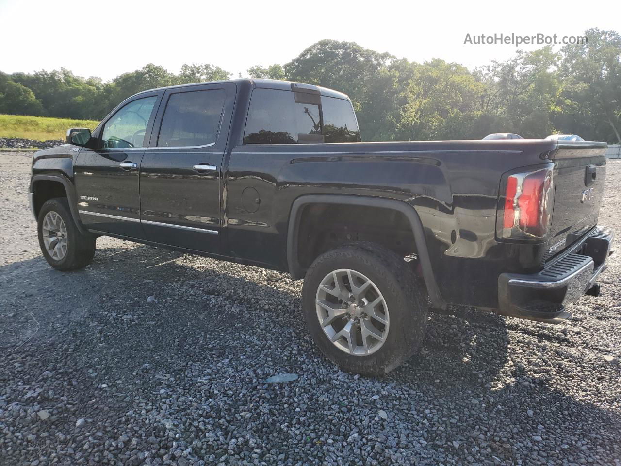 2016 Gmc Sierra K1500 Slt Black vin: 3GTU2NEC3GG362454