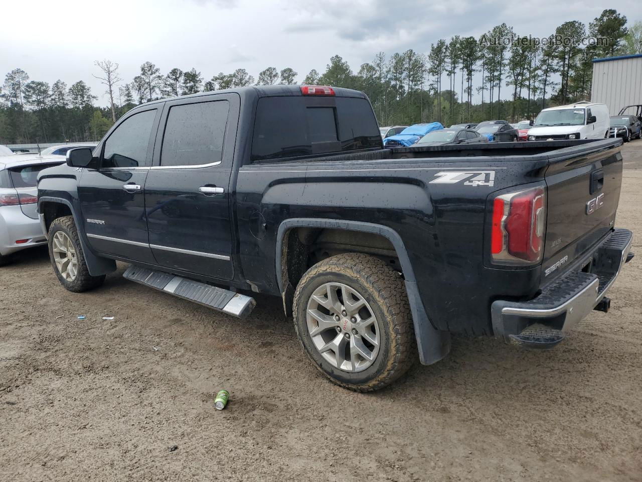 2016 Gmc Sierra K1500 Slt Black vin: 3GTU2NEC4GG151263