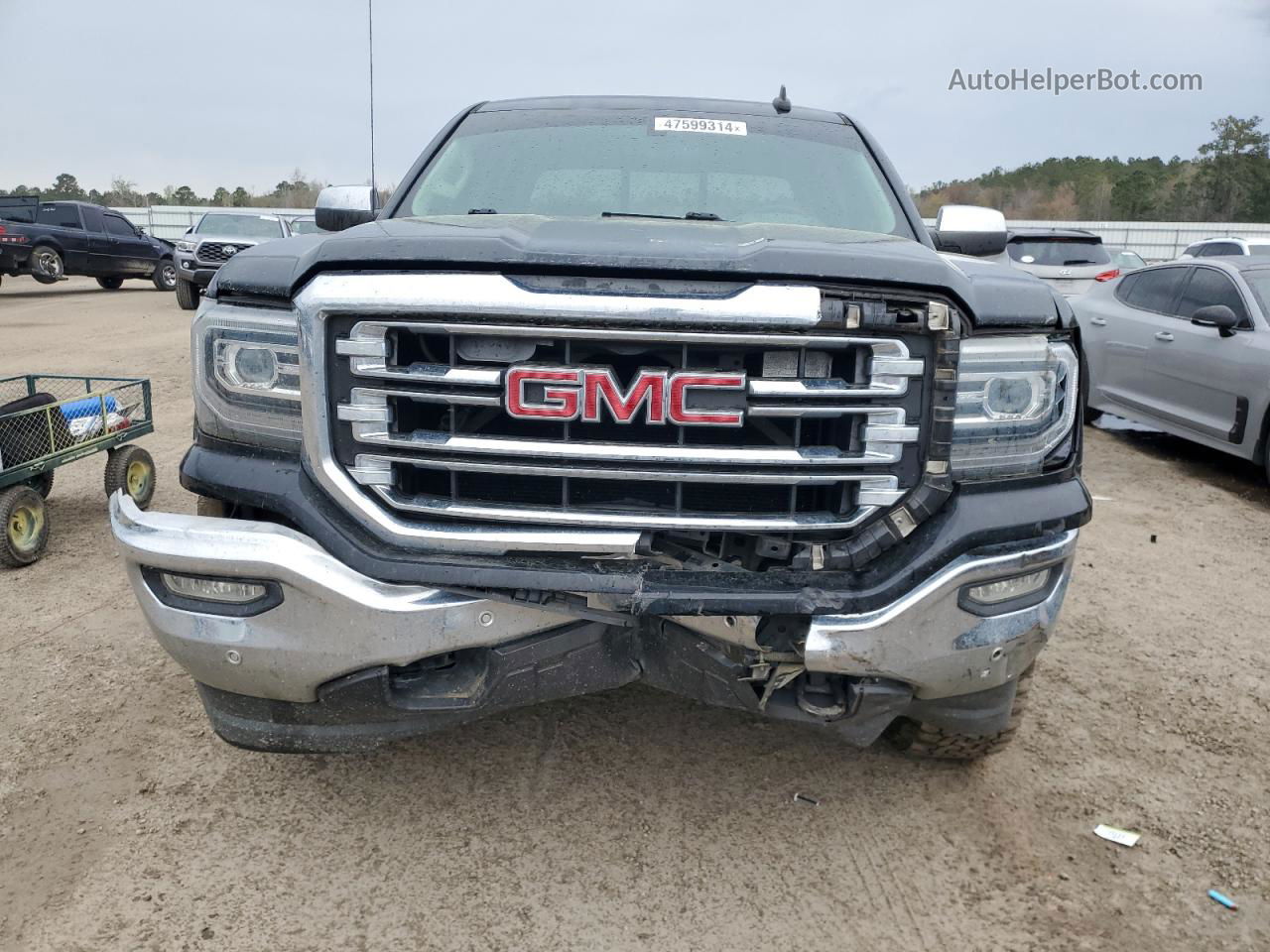 2016 Gmc Sierra K1500 Slt Black vin: 3GTU2NEC4GG151263