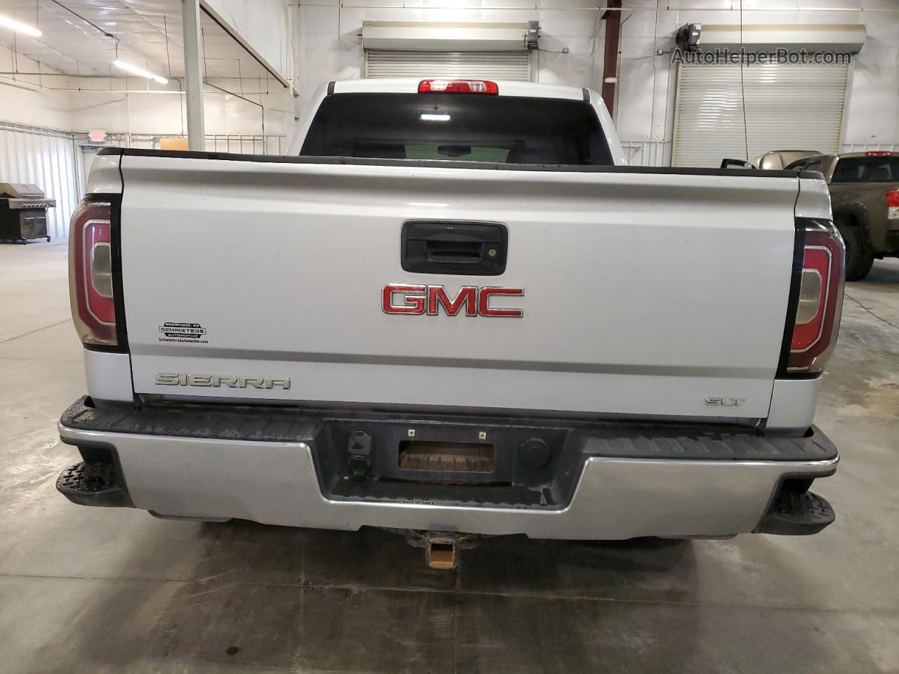 2016 Gmc Sierra K1500 Slt Silver vin: 3GTU2NEC4GG205340