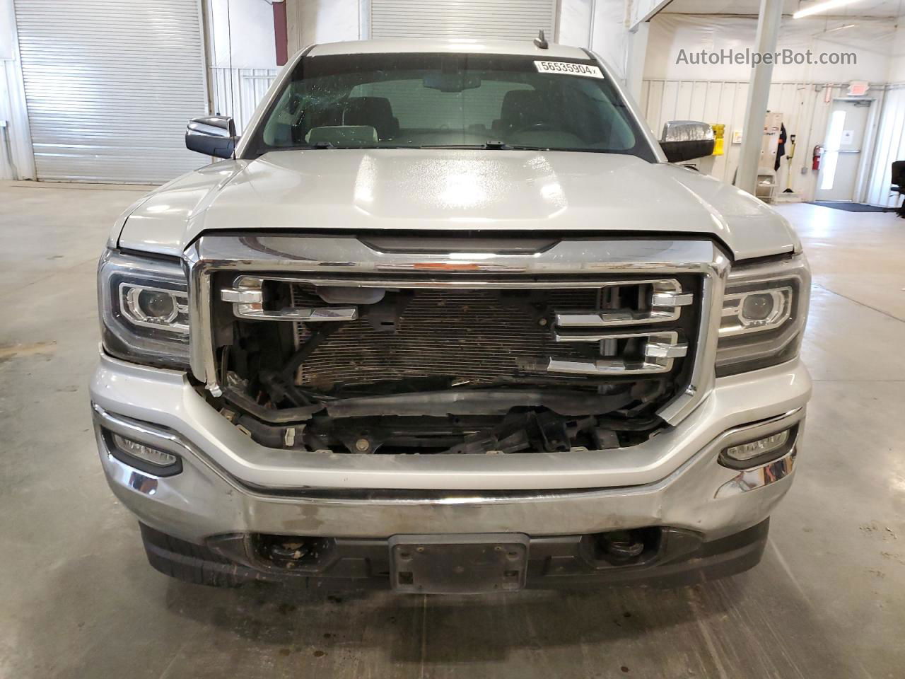 2016 Gmc Sierra K1500 Slt Silver vin: 3GTU2NEC4GG205340