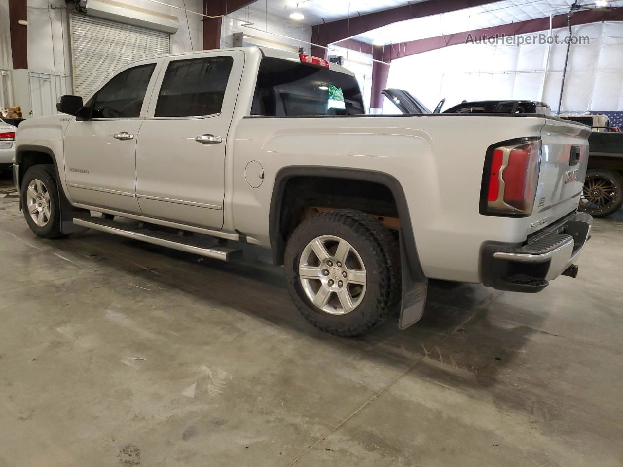 2016 Gmc Sierra K1500 Slt Silver vin: 3GTU2NEC4GG205340