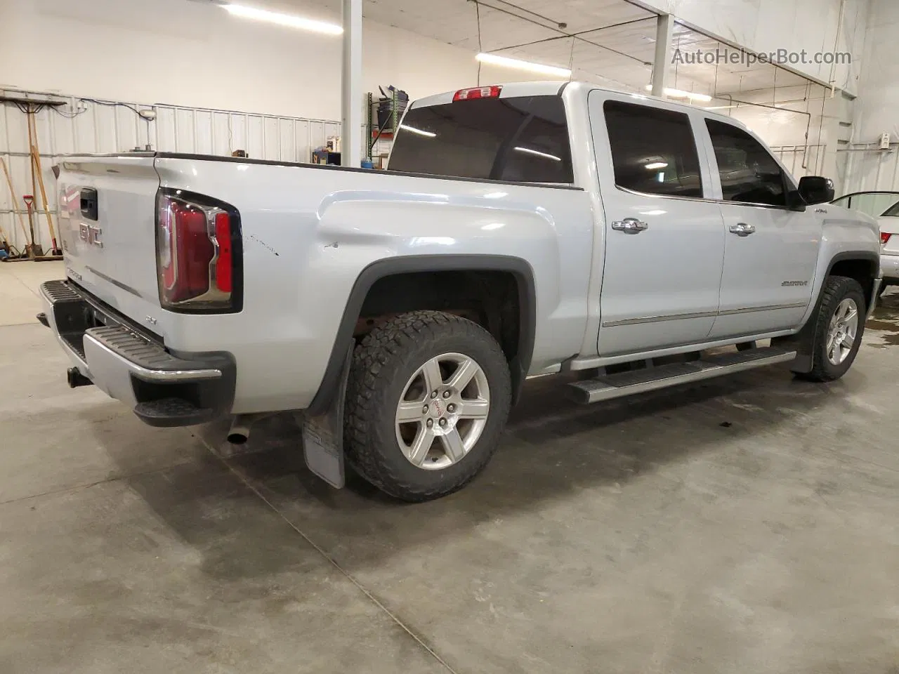 2016 Gmc Sierra K1500 Slt Silver vin: 3GTU2NEC4GG205340