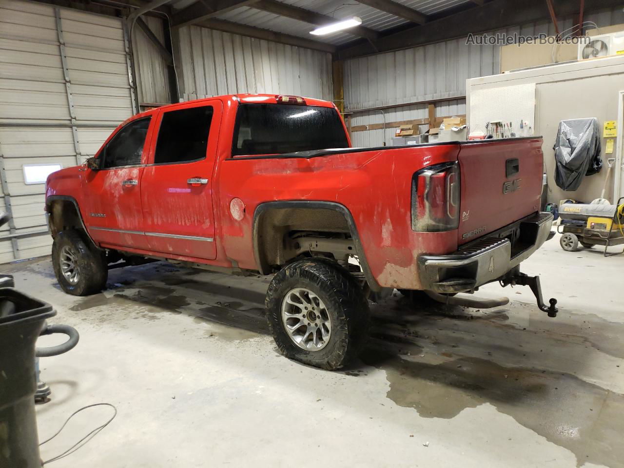 2016 Gmc Sierra K1500 Slt Red vin: 3GTU2NEC4GG208660