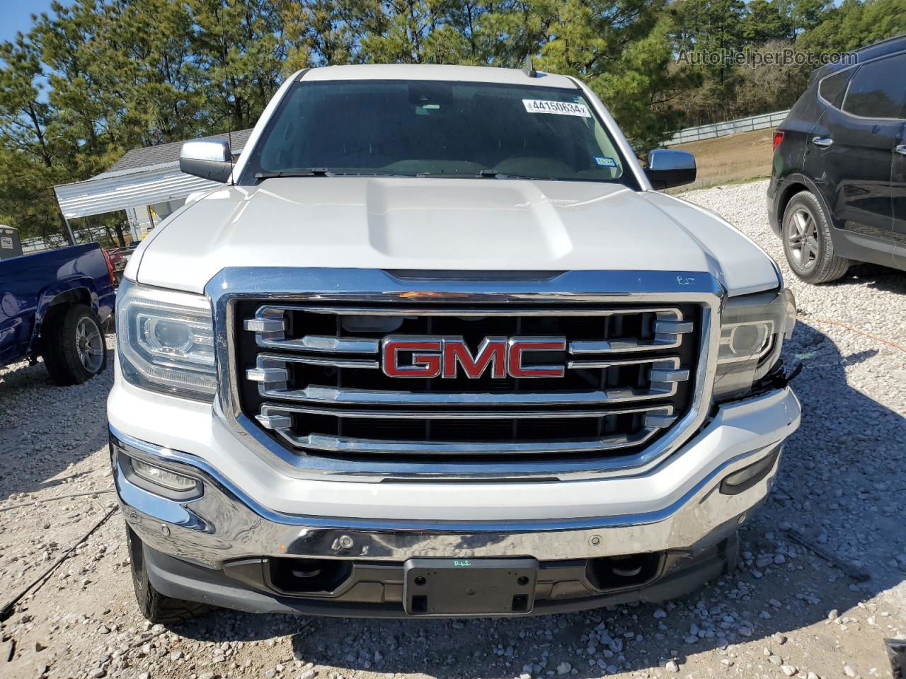 2016 Gmc Sierra K1500 Slt Белый vin: 3GTU2NEC4GG297856