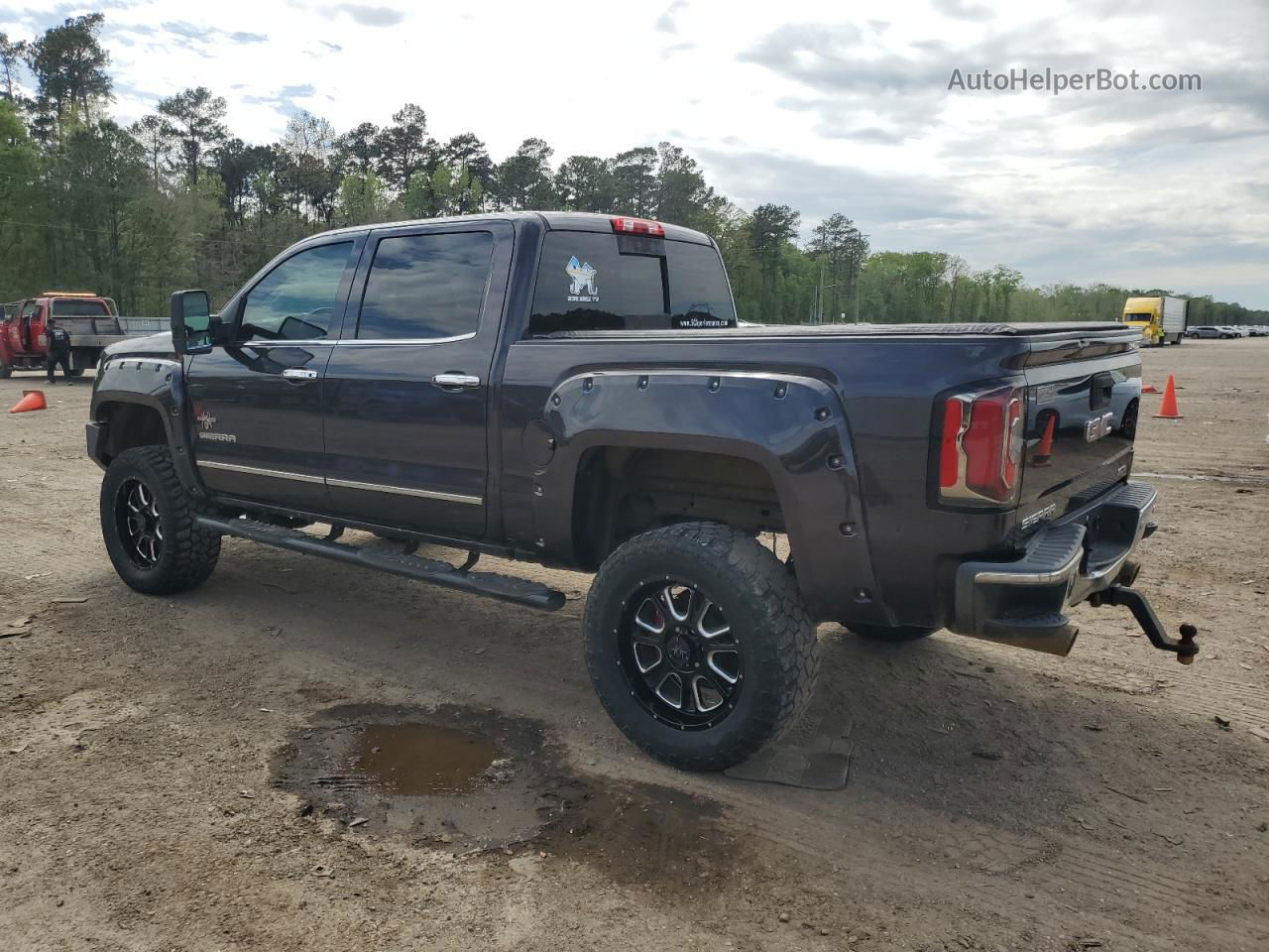 2016 Gmc Sierra K1500 Slt Gray vin: 3GTU2NEC5GG178696