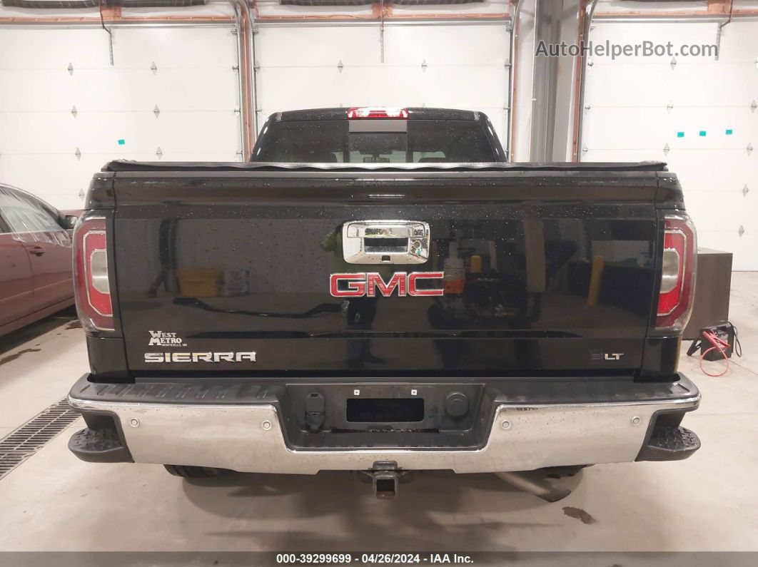 2016 Gmc Sierra 1500 Slt Black vin: 3GTU2NEC5GG181002