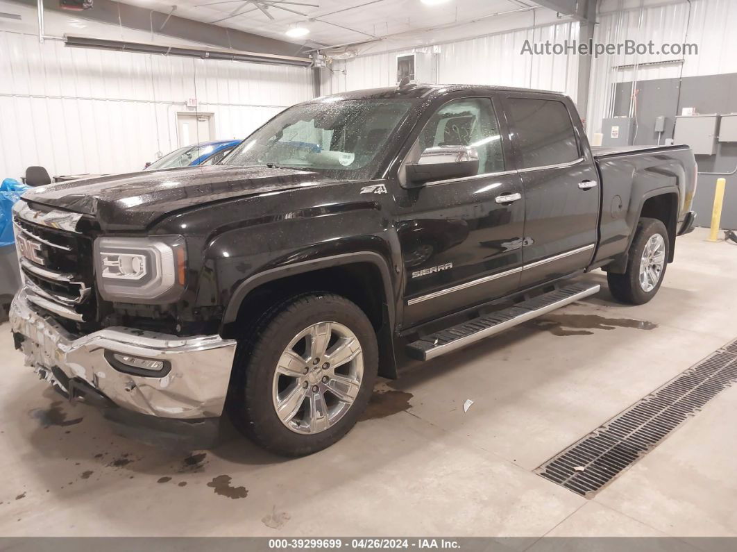 2016 Gmc Sierra 1500 Slt Black vin: 3GTU2NEC5GG181002