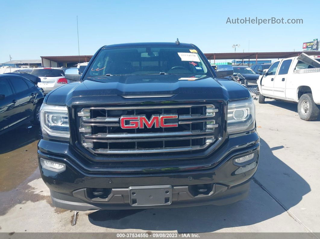 2016 Gmc Sierra 1500 Slt Black vin: 3GTU2NEC5GG266678