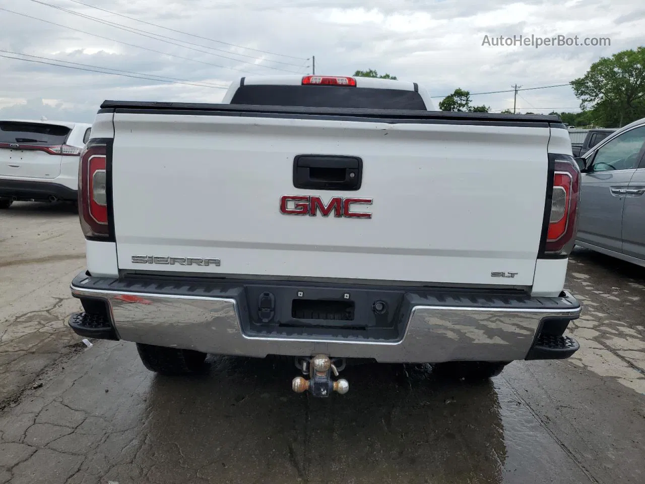 2016 Gmc Sierra K1500 Slt Белый vin: 3GTU2NEC5GG304717