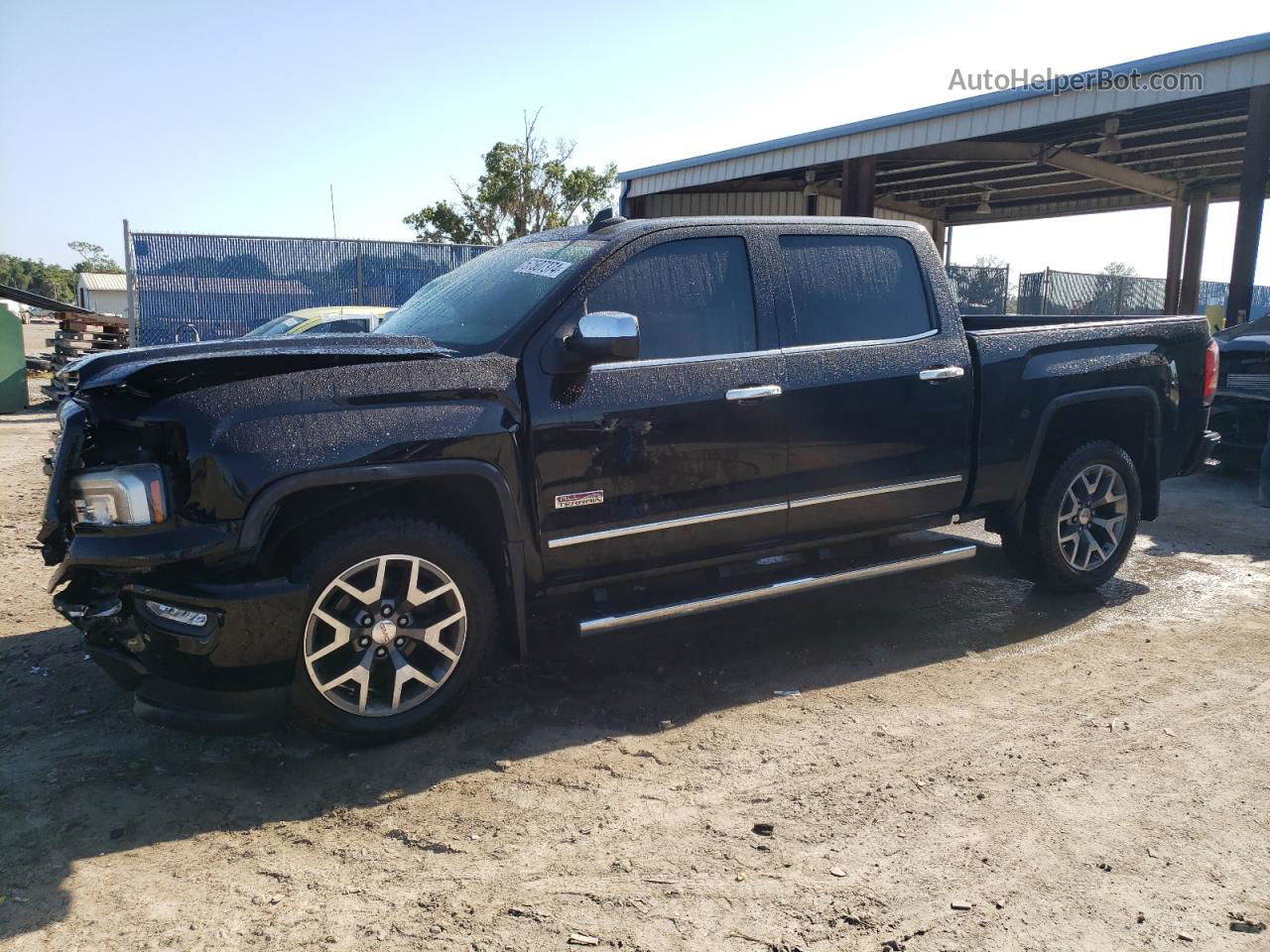 2016 Gmc Sierra K1500 Slt Черный vin: 3GTU2NEC5GG306337