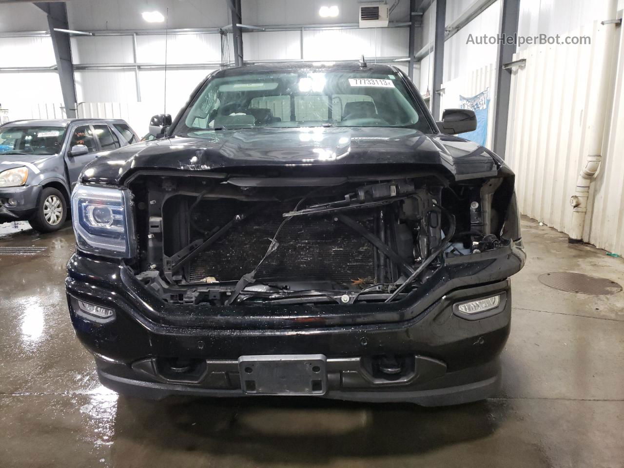 2016 Gmc Sierra K1500 Slt Черный vin: 3GTU2NEC5GG377182