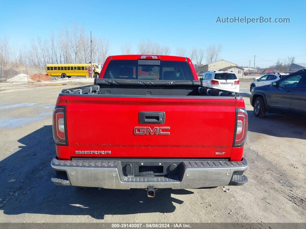 2016 Gmc Sierra 1500 Slt Red vin: 3GTU2NEC6GG166377