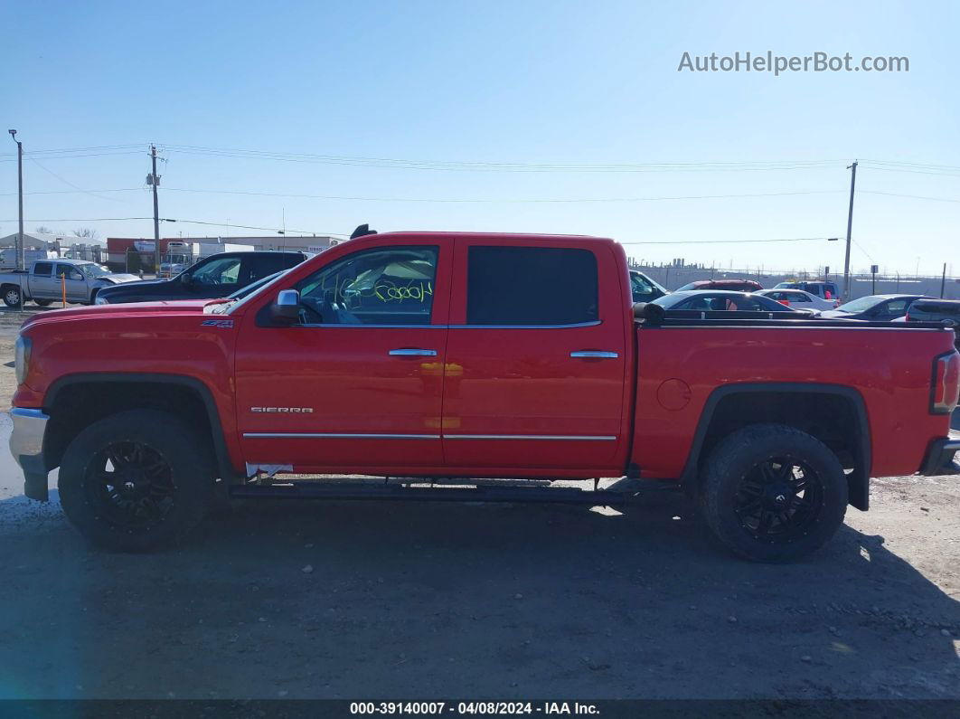 2016 Gmc Sierra 1500 Slt Red vin: 3GTU2NEC6GG166377