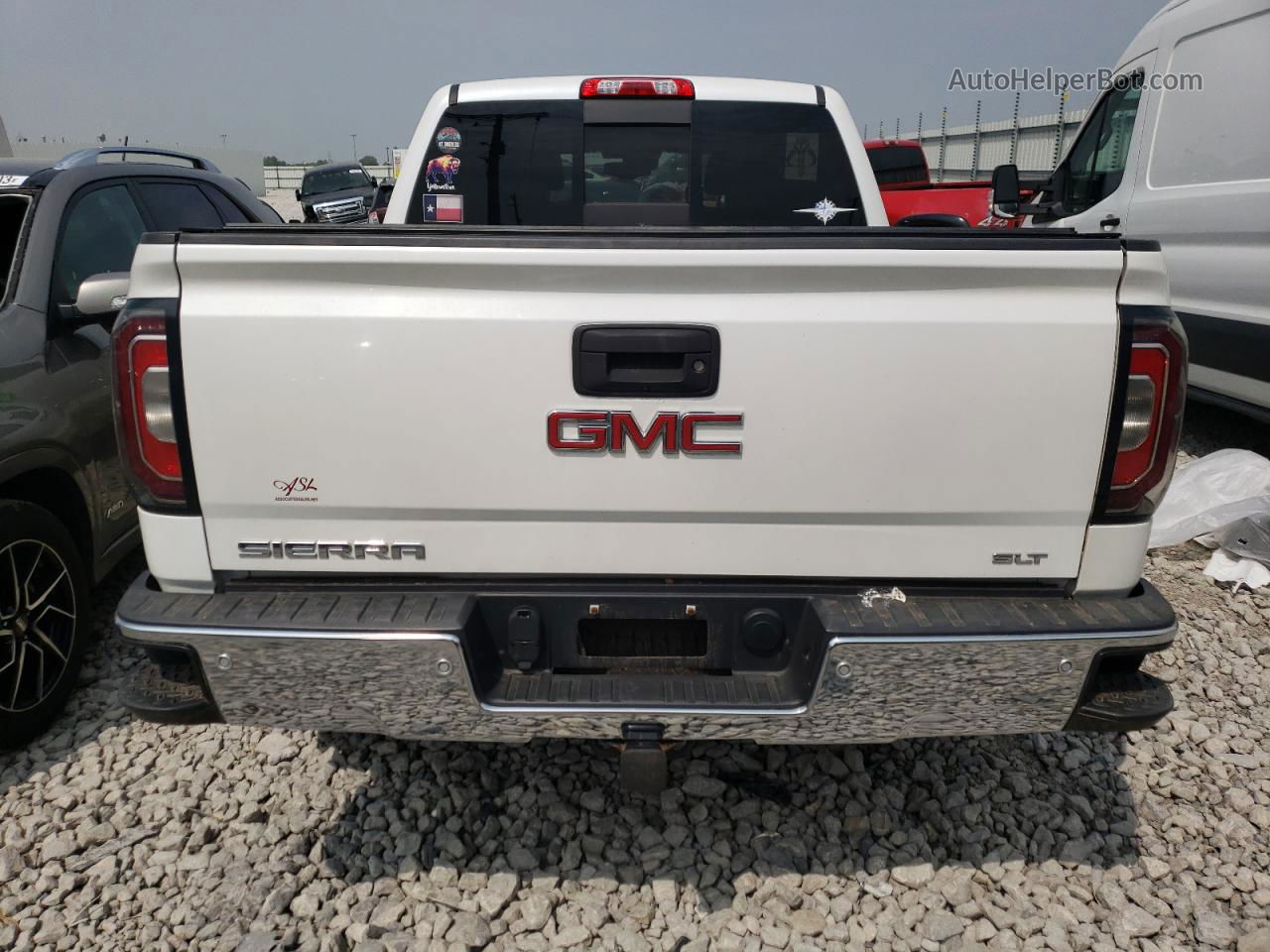 2016 Gmc Sierra K1500 Slt Белый vin: 3GTU2NEC6GG299897