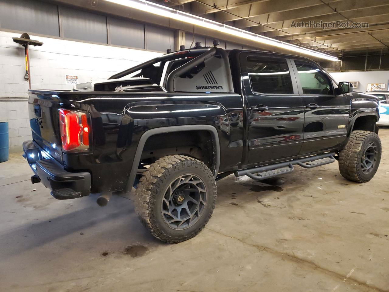 2016 Gmc Sierra K1500 Slt Black vin: 3GTU2NEC6GG332011