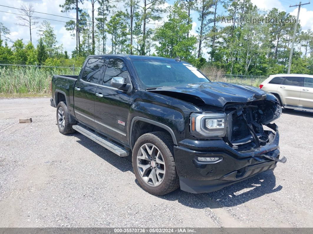 2016 Gmc Sierra 1500 Slt Black vin: 3GTU2NEC7GG221841