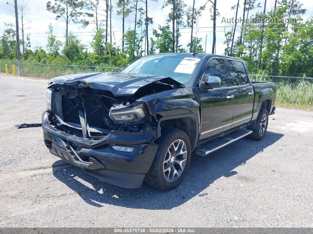 2016 Gmc Sierra 1500 Slt Black vin: 3GTU2NEC7GG221841