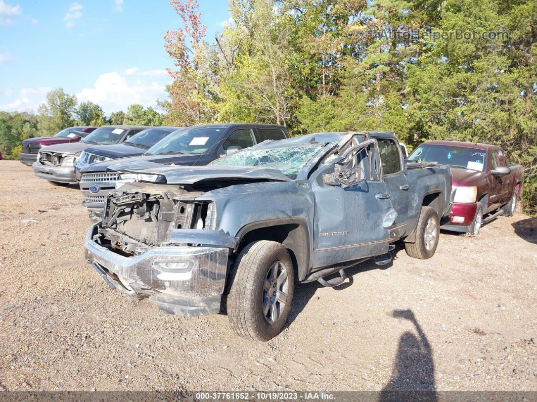 2016 Gmc Sierra 1500 Slt Black vin: 3GTU2NEC7GG223430