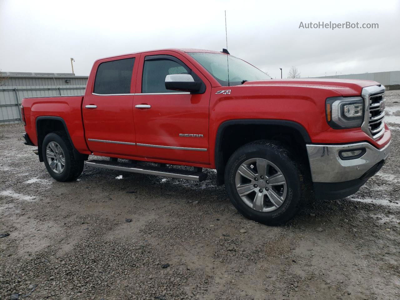 2016 Gmc Sierra K1500 Slt Red vin: 3GTU2NEC9GG109798