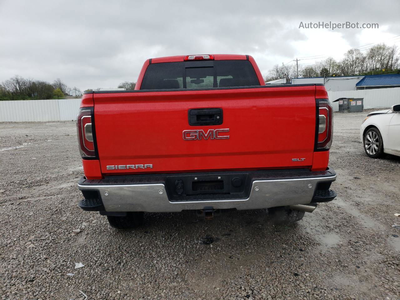 2016 Gmc Sierra K1500 Slt Red vin: 3GTU2NEC9GG109798